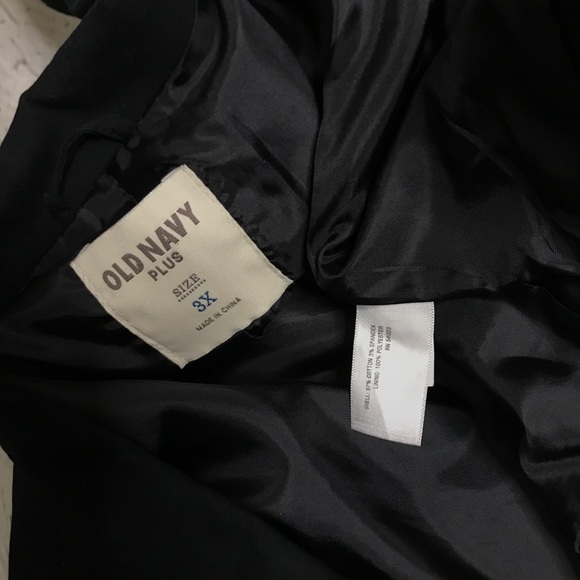 Old Navy 3X Black Professional Business Blazer - Picture 4 of 6